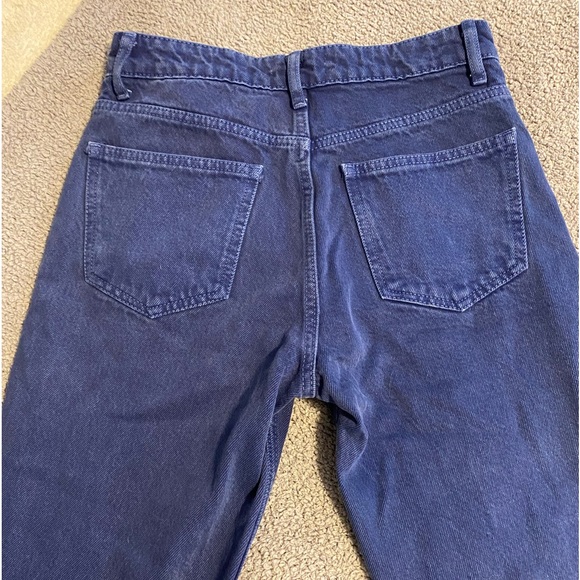 blue and purple boot cut Zara jeans - Picture 3 of 4